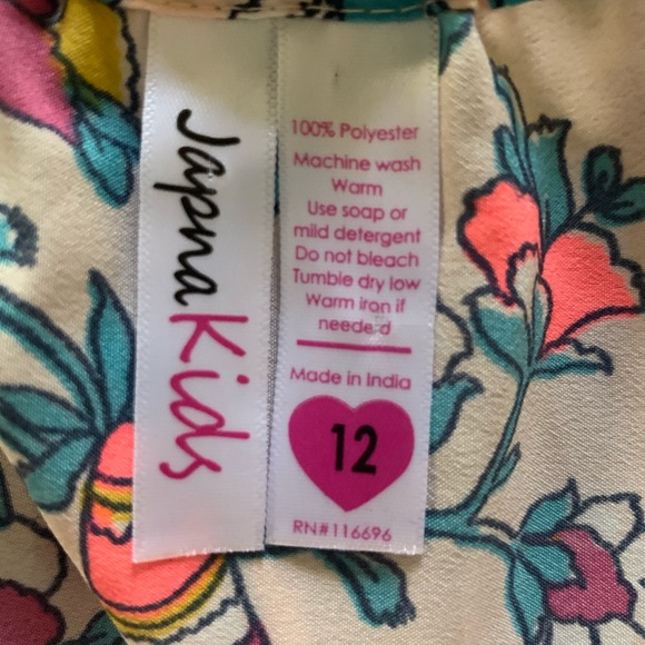 ⭐️✨3 for $15✨⭐️ NWOT⭐️Japna Kids Floral Romper 12 - Picture 4 of 4